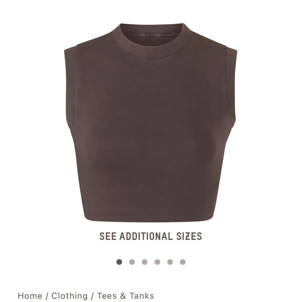 SKIMS BROWN TANK
